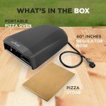 NutriChef Portable Outdoor Gas Pizza Oven