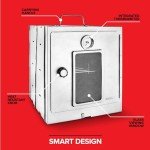 Portable Camping Oven for Baking Bread and Muffins