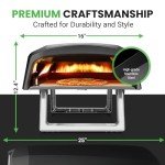 NutriChef Portable Outdoor Gas Pizza Oven