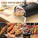 Decofy Portable 12" Wood-Fired Pizza Oven