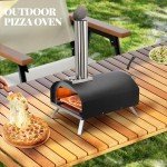 Decofy Portable 12" Wood-Fired Pizza Oven
