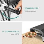 YITAHOME Portable Outdoor Gas Pizza Oven 13 Inch
