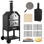 Portable Wood-Fired Pizza Oven for Outdoor Fun