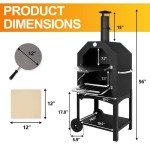 Portable Wood-Fired Pizza Oven for Outdoor Fun