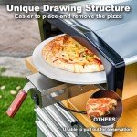 20" Portable Gas Pizza Oven with Rotating Stone