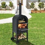 Portable Wood-Fired Pizza Oven for Outdoor Fun