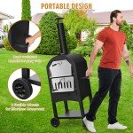 Portable Wood-Fired Pizza Oven for Outdoor Fun