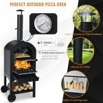 Portable Wood-Fired Pizza Oven for Outdoor Fun