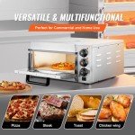 14" Electric Countertop Pizza Oven - Stainless Steel