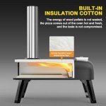 Portable Stainless Steel Wood-Fired Pizza Oven