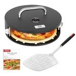 Portable Grill Pizza Oven with Accessories and Recipes