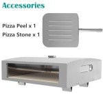 Portable Grill Pizza Oven Kit with Stone & Peel