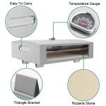 Portable Grill Pizza Oven Kit with Stone & Peel