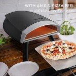 Portable 12" Propane Gas Pizza Oven for Outdoors