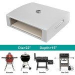 Portable Grill Pizza Oven Kit with Stone & Peel