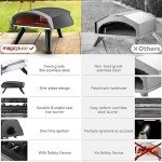 Portable 12" Propane Gas Pizza Oven for Outdoors