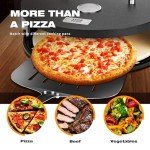 Portable Grill Pizza Oven with Accessories and Recipes