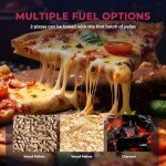 Portable Wood Fired Pizza Oven for Outdoor Fun