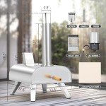 12" Portable Multi-Fuel Outdoor Pizza Oven