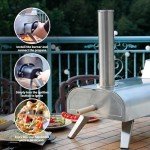 12" Portable Multi-Fuel Outdoor Pizza Oven
