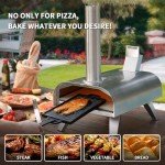 12" Portable Multi-Fuel Outdoor Pizza Oven