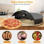 Portable Outdoor Pizza Oven for Grill & Stone