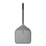 Karboby 14” Perforated Pizza Peel, Long Handle Hard Anodized Aluminum Pizza Peel, Extra Large Pizza Turning Peel, Professional Pizza Pizza Paddle, 34.8 inch overall