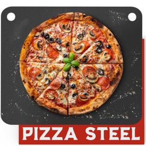 Primica Pizza Steel for Oven & Grill 16" x 13.4" - The Ultimate Pizza Crust Game Changer, Perfect for Oven Baked Pizza with higher Conductivity, Premium Baking Alternative to Pizza Pan and Pizza Stone