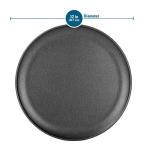 G&S Metal Products Companu ProBake Set of Two Nonstick 12-inch Pizza Pans, Dark Gray, PB245-AZ