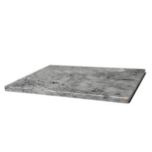 Premium Non-Stick Marble Pastry Cutting Board Slab 15 3/4" X 11 3/4” with No-Slip Rubber Feet.