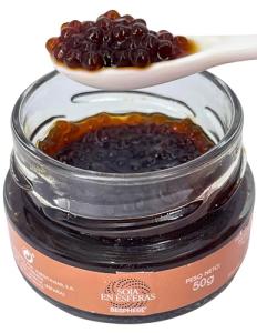 Soy Caviar Shaped Spheres for Exotic Pizza Toppings