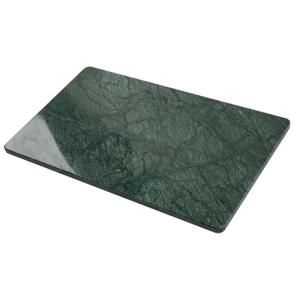 Adolif Natural Medium Green Marble Pastry and Cutting Board, 12x20x0.6 Inch, Heavy for Dough Chocolate, Pack of 1