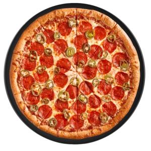 Onlyfire Round Pizza Grilling Stone for Oven, BBQ and Grill - 15” Non-Stick Black Ceramic Baking Stone for Pies, Pastry Bread, Calzone - Home Kitchen Accessories