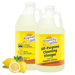 Yellow All-Purpose Cleaning Vinegar with Lemon - 64 Fl Oz