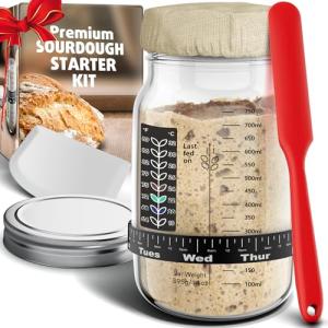 Sourdough Starter Kit with Reusable Jar