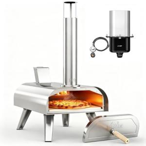 12" Portable Multi-Fuel Outdoor Pizza Oven