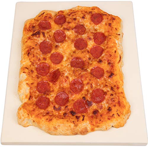 XL Rectangular Pizza Stone for Oven and Grill