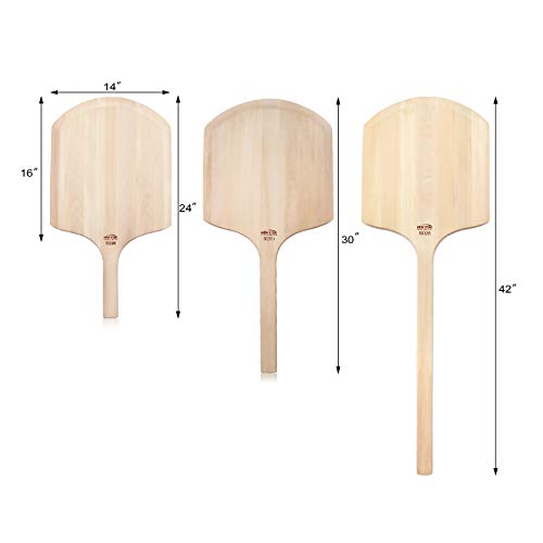 New Star Foodservice 24-Inch Wooden Pizza Peel