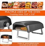 Outdoor Gas Pizza Oven - Portable Brick Oven Set