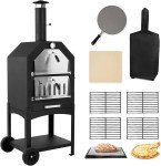 Portable Wood-Fired Pizza Oven for Outdoor Cooking