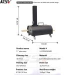Portable 11-Inch Wood-Fired Pizza Oven