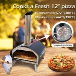 Portable Stainless Steel Wood Fired Pizza Oven
