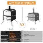 Pizzello 16" Wood Fired Outdoor Pizza Oven