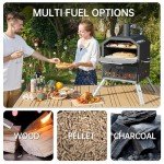 Pizzello 16" Wood Fired Outdoor Pizza Oven