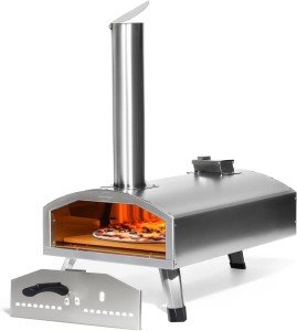 Outdoor 12-Inch Stainless Steel Pizza Oven