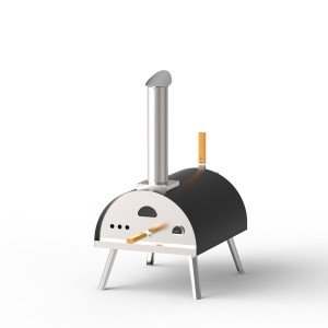 Stainless Steel Outdoor Wood Fired Pizza Oven
