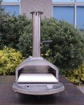 Portable Wood-Fired Pizza Oven for Outdoor Cooking