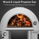 Versatile Outdoor Pizza Oven on Wheels, 39 Inch