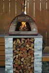 Maximus Red Wood-Fired Pizza Oven