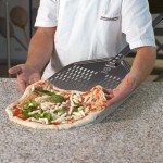 9-Inch Perforated Pizza Peel and Tool Set